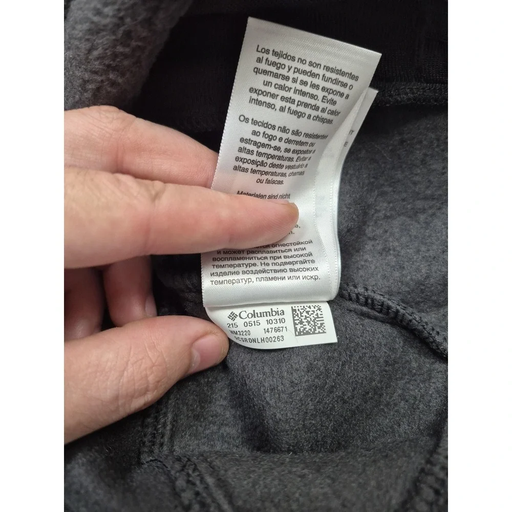 Columbia Steens Mountain Jacket Mens 2XL Gray Full Zip Fleece WM3220-010 Hiking